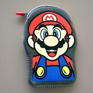 Nintendo 3DS Super Mario Bros Carrying Traveler Soft Case Zipped